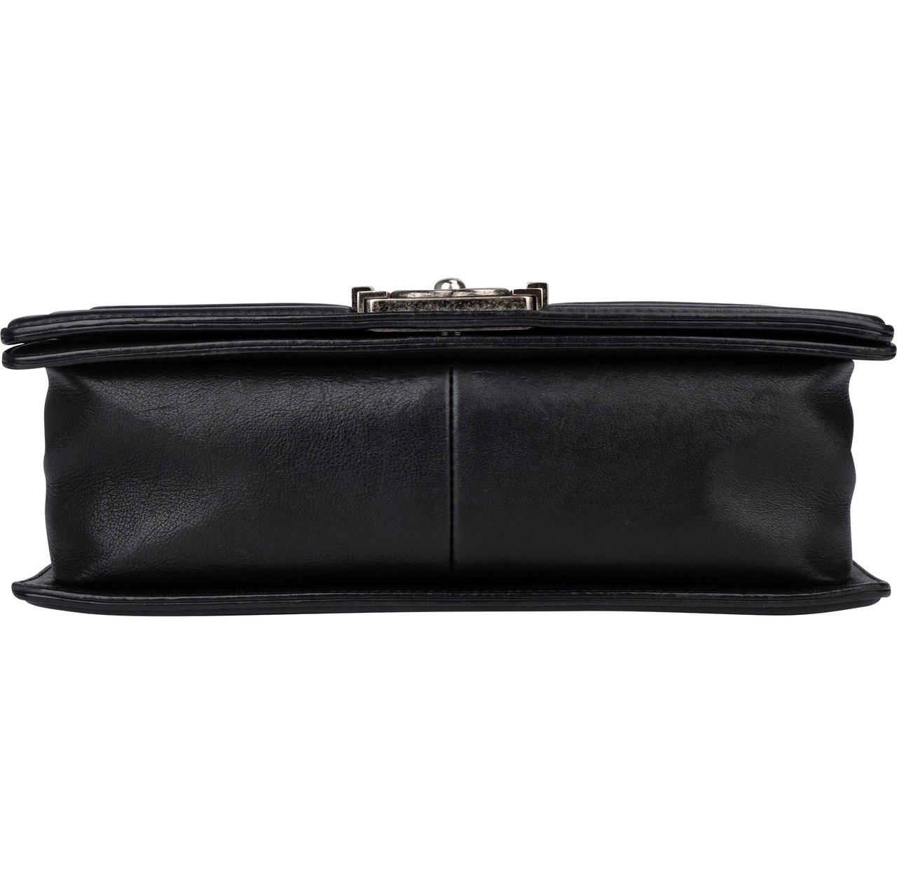 Chanel Chanel Quilted Calfskin Antique Boy Single Flap Crossbody Bag Zwart