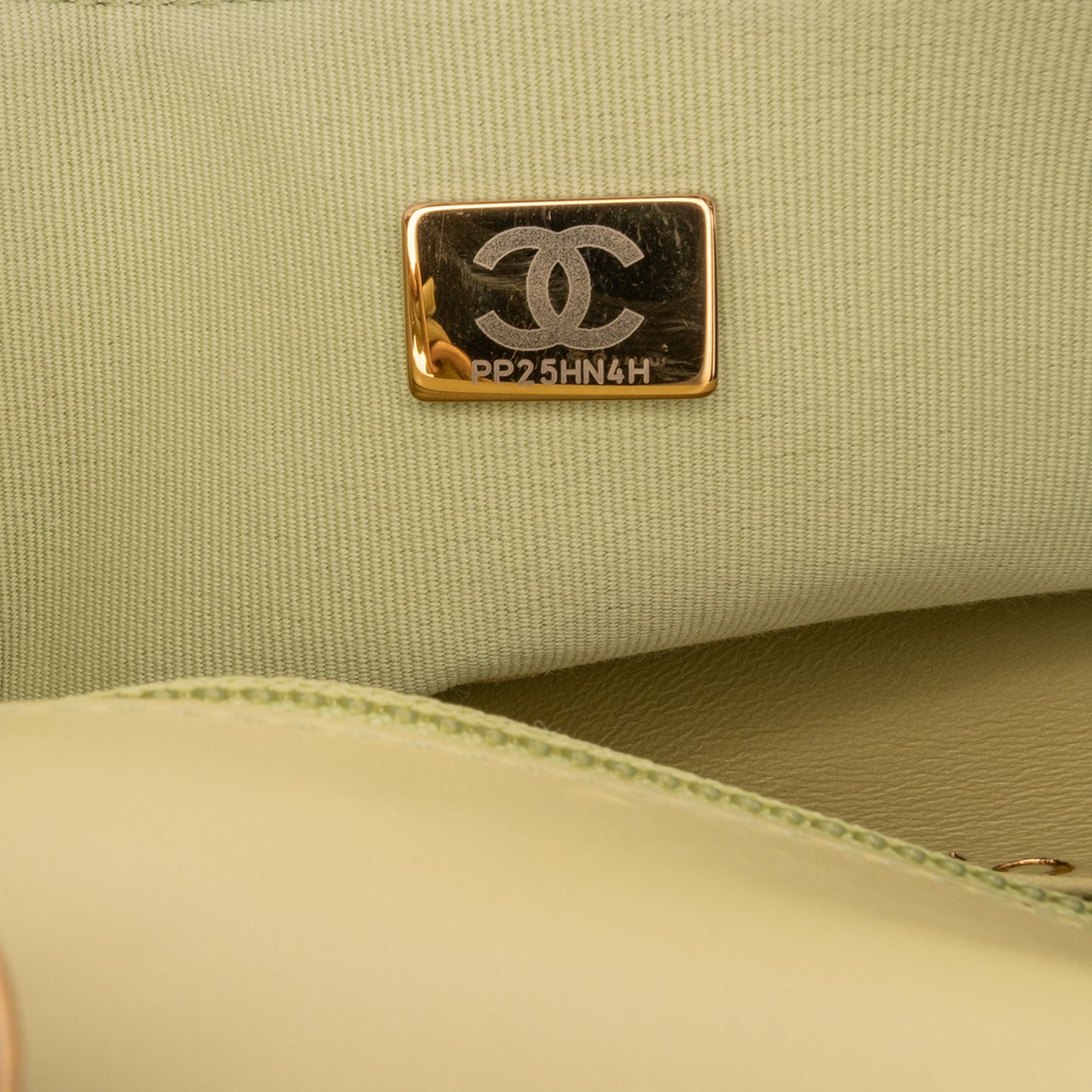 Chanel Mini Square Lambskin Casino Royale Charms Single Flap Groen