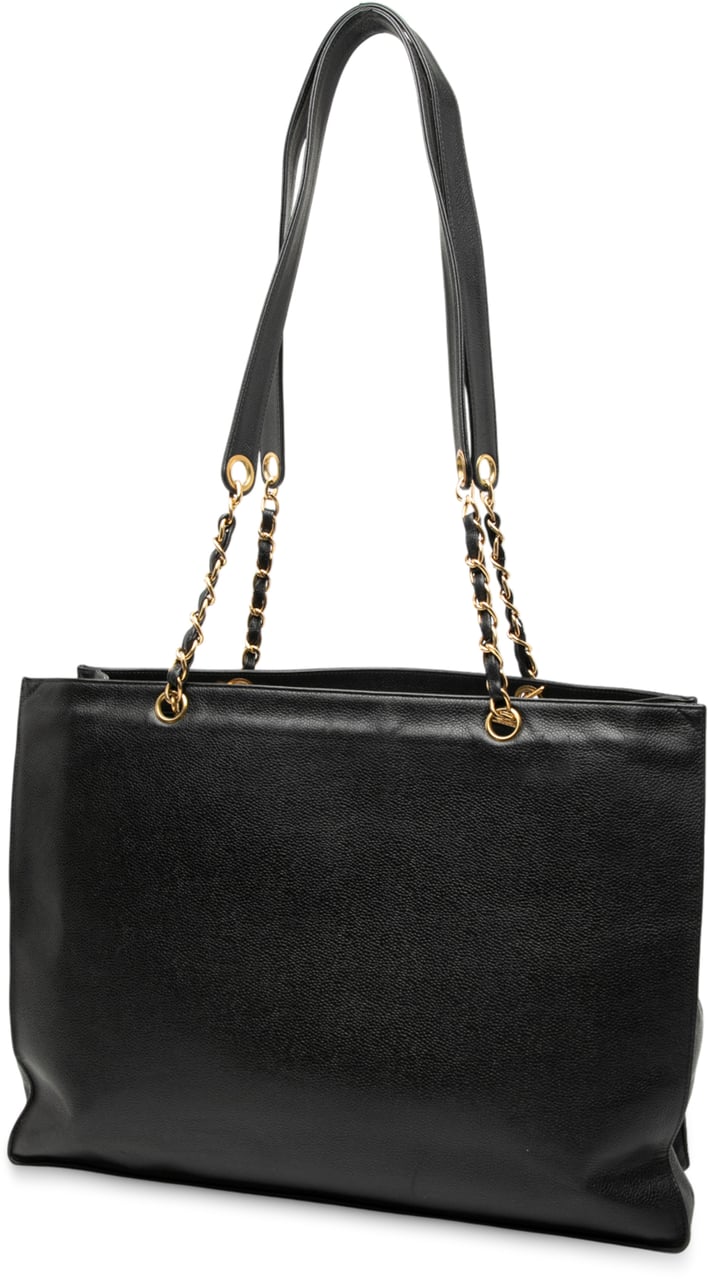Chanel CC Caviar Tote Zwart