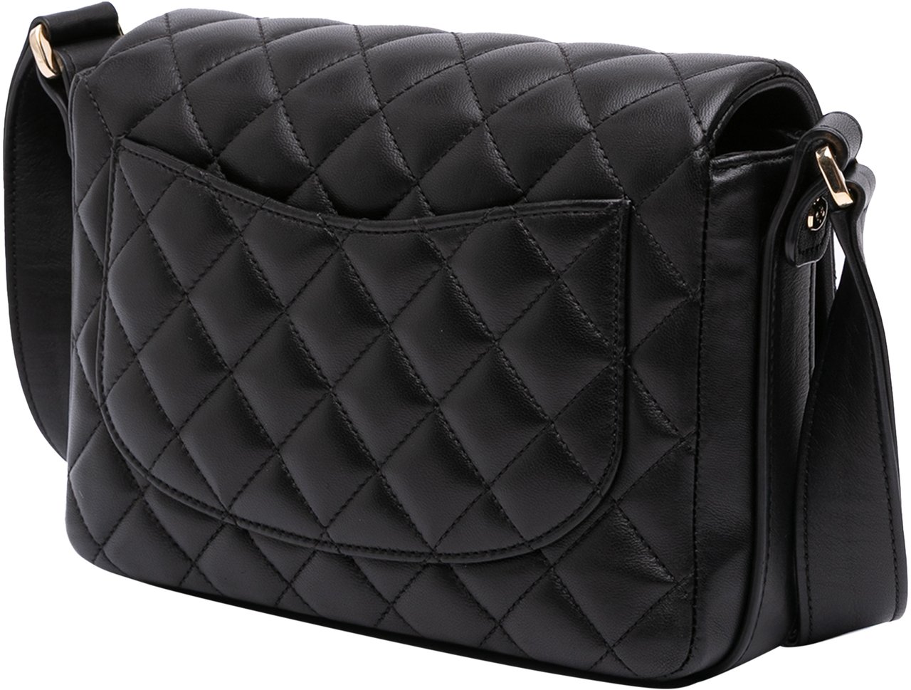 Chanel Quilted Calfskin Bolero de Chanel Flap Zwart