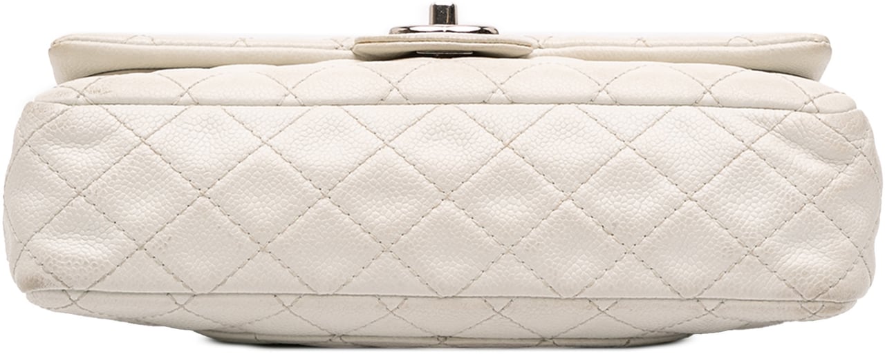 Chanel Medium Classic Caviar Double Flap Wit