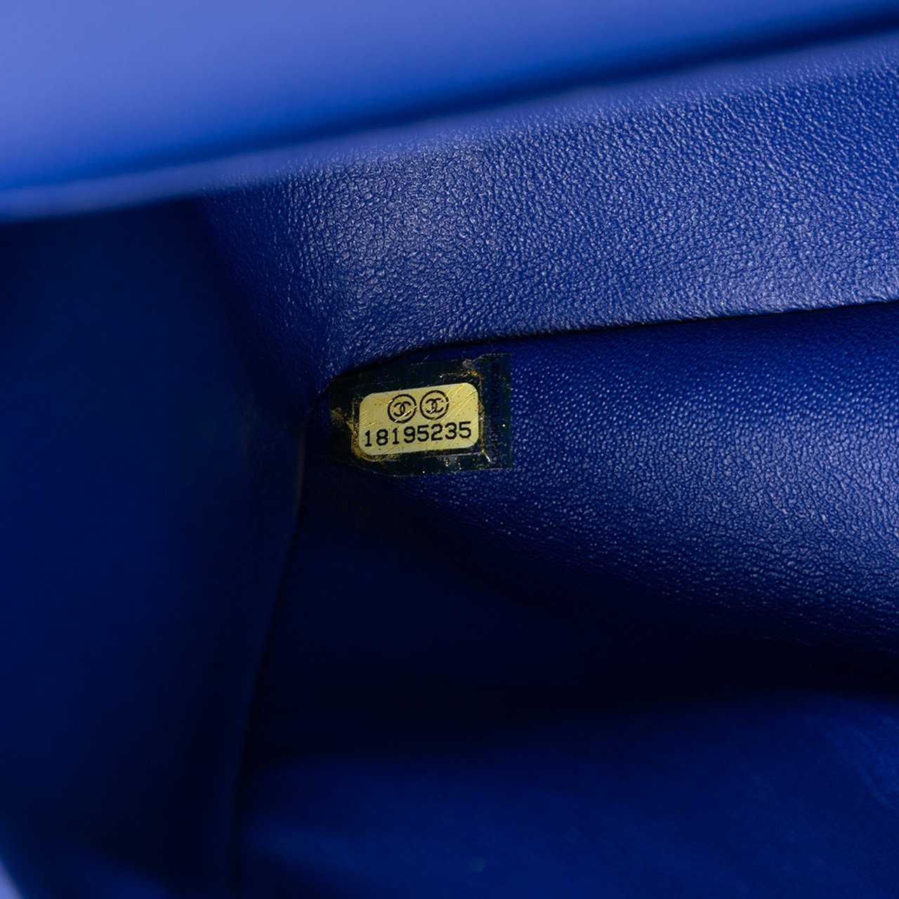 Chanel Jumbo Classic Lambskin Double Flap Blauw