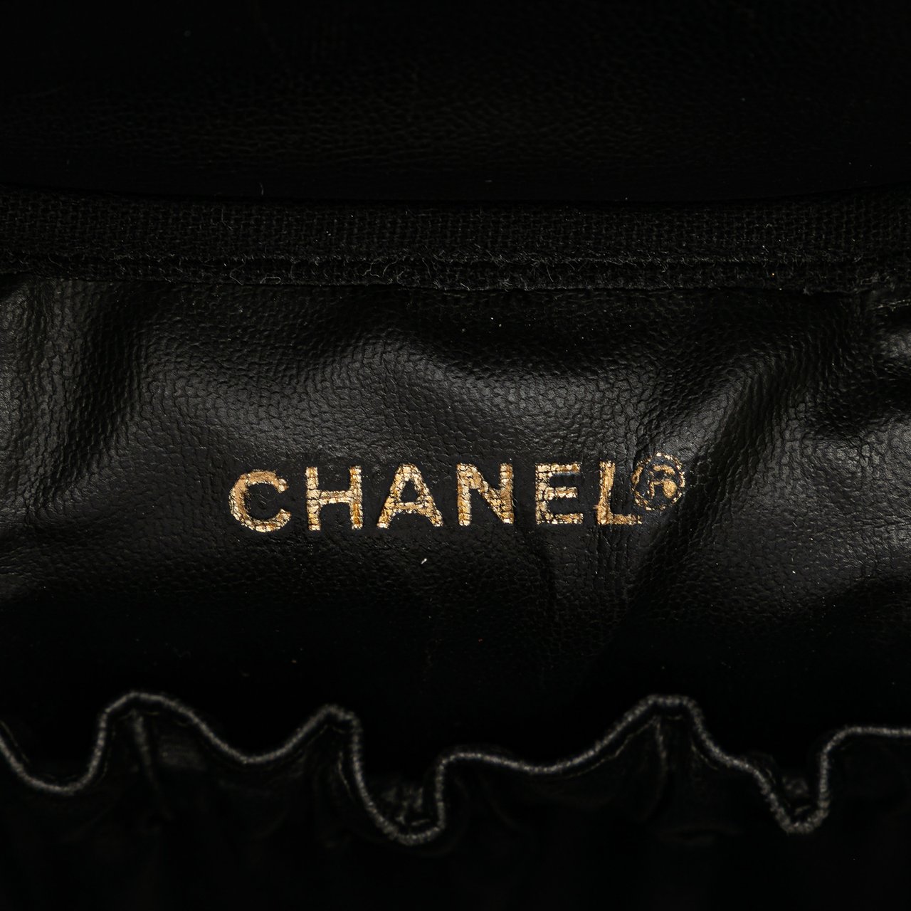 Chanel CC Caviar Vanity Bag Zwart