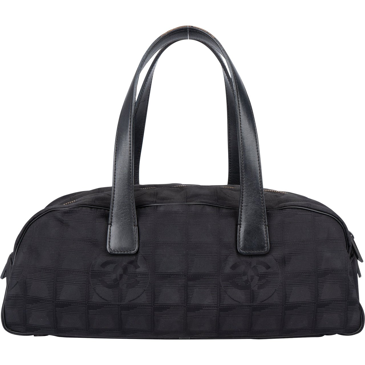 Chanel Chanel Travel Line Monogram Handbag Zwart