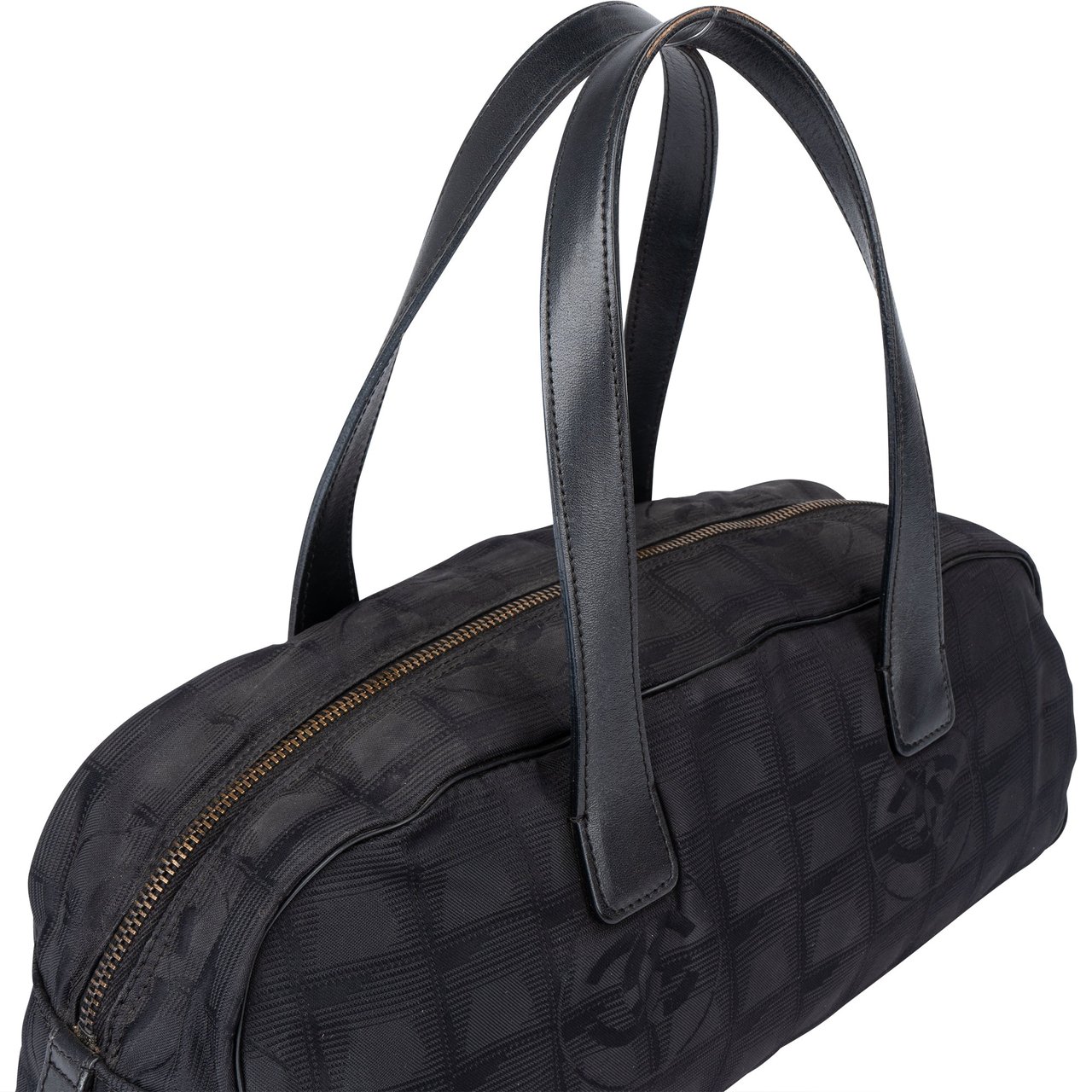 Chanel Chanel Travel Line Monogram Handbag Zwart