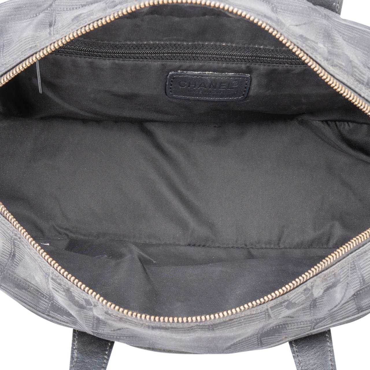 Chanel Chanel Travel Line Monogram Handbag Zwart