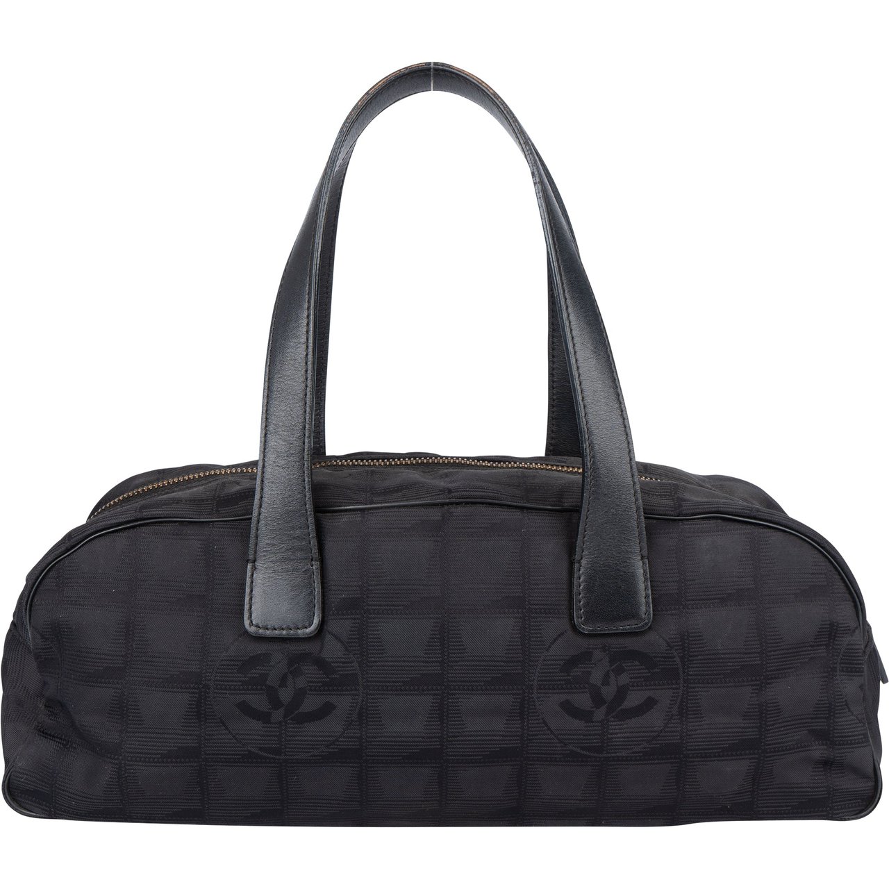 Chanel Chanel Travel Line Monogram Handbag Zwart