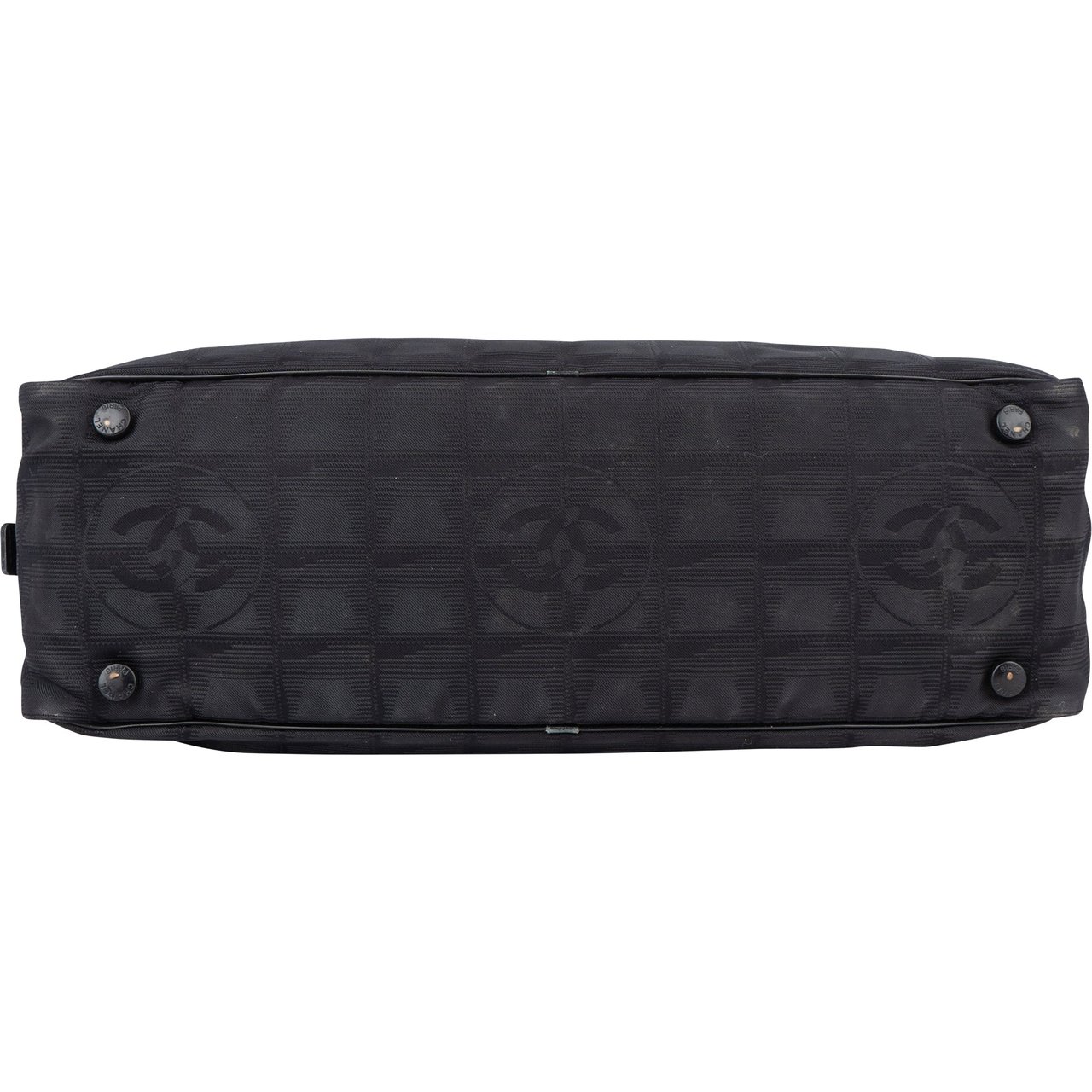 Chanel Chanel Travel Line Monogram Handbag Zwart