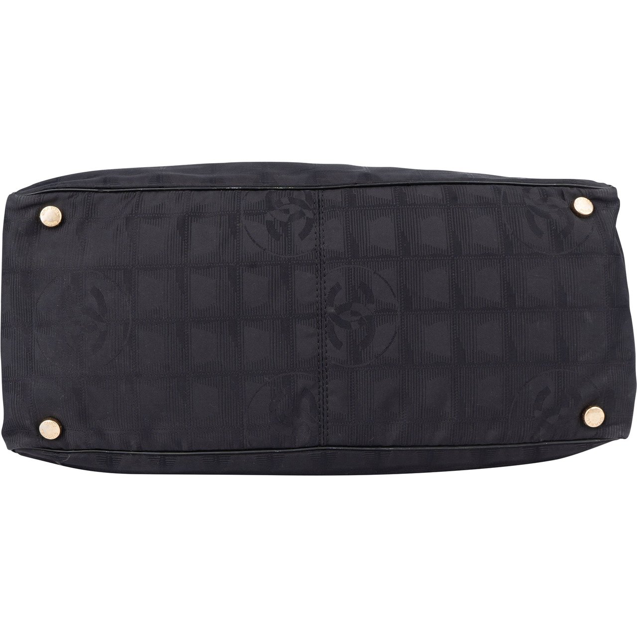 Chanel Chanel Travel Line Monogram Handbag Zwart