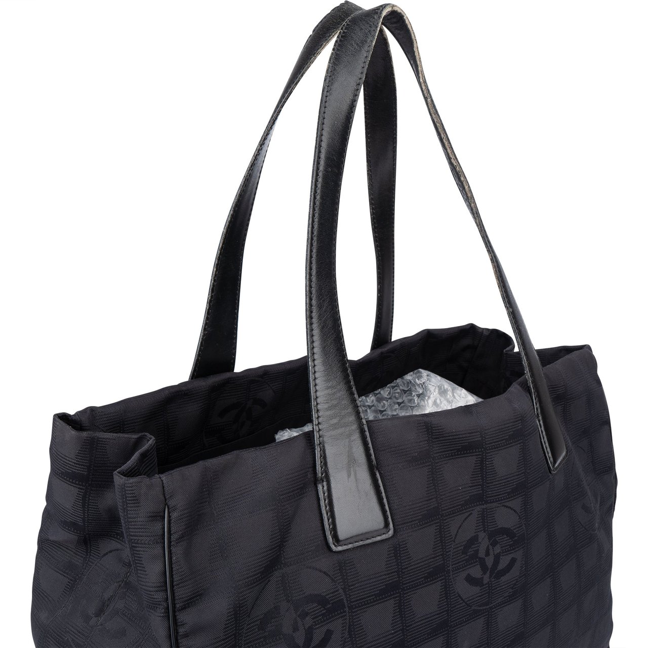 Chanel Chanel Travel Line Monogram Handbag Zwart