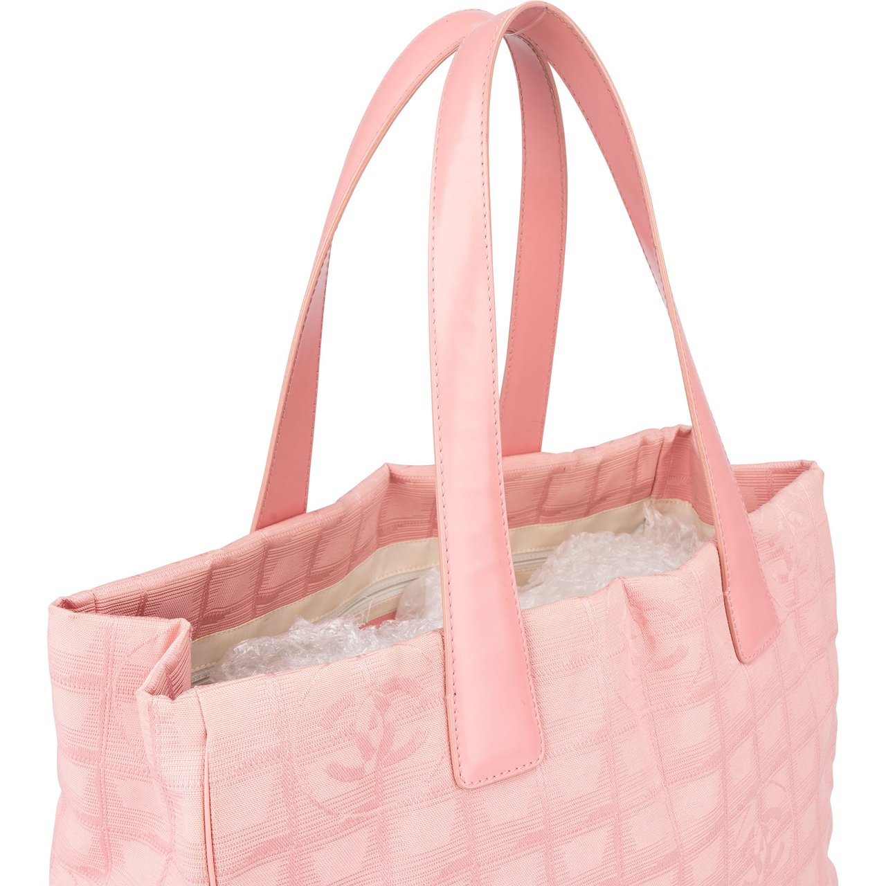 Chanel Chanel Travel Line Monogram Handbag Roze