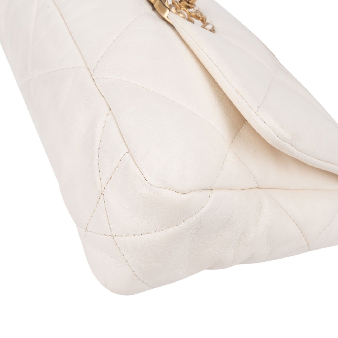 Chanel 19 Quilted Lambskin Chanel Single Flap Crossbody Bag Wit