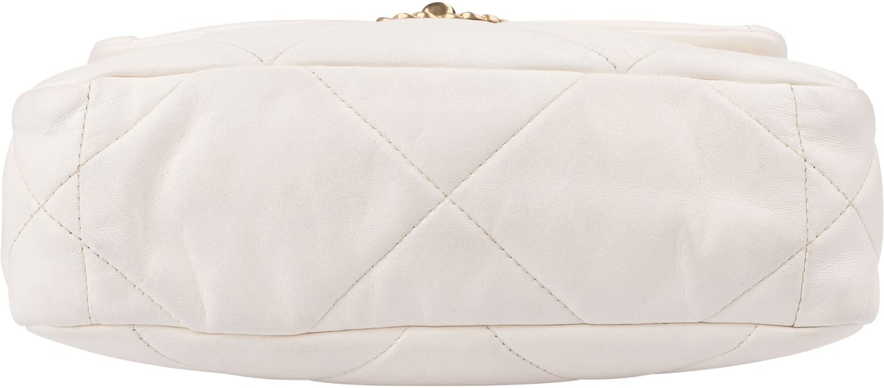 Chanel 19 Quilted Lambskin Chanel Single Flap Crossbody Bag Wit