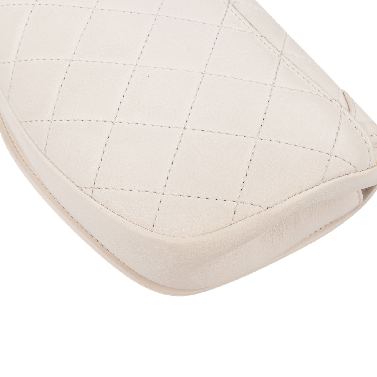 Chanel Quilted Calfskin Small Underline Single Flap Crossbody Bag Wit
