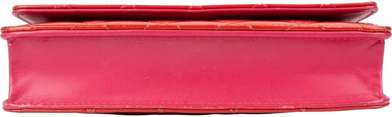 Chanel Quilted Patent Leather Wallet on Chain Crossbody Bag Divers