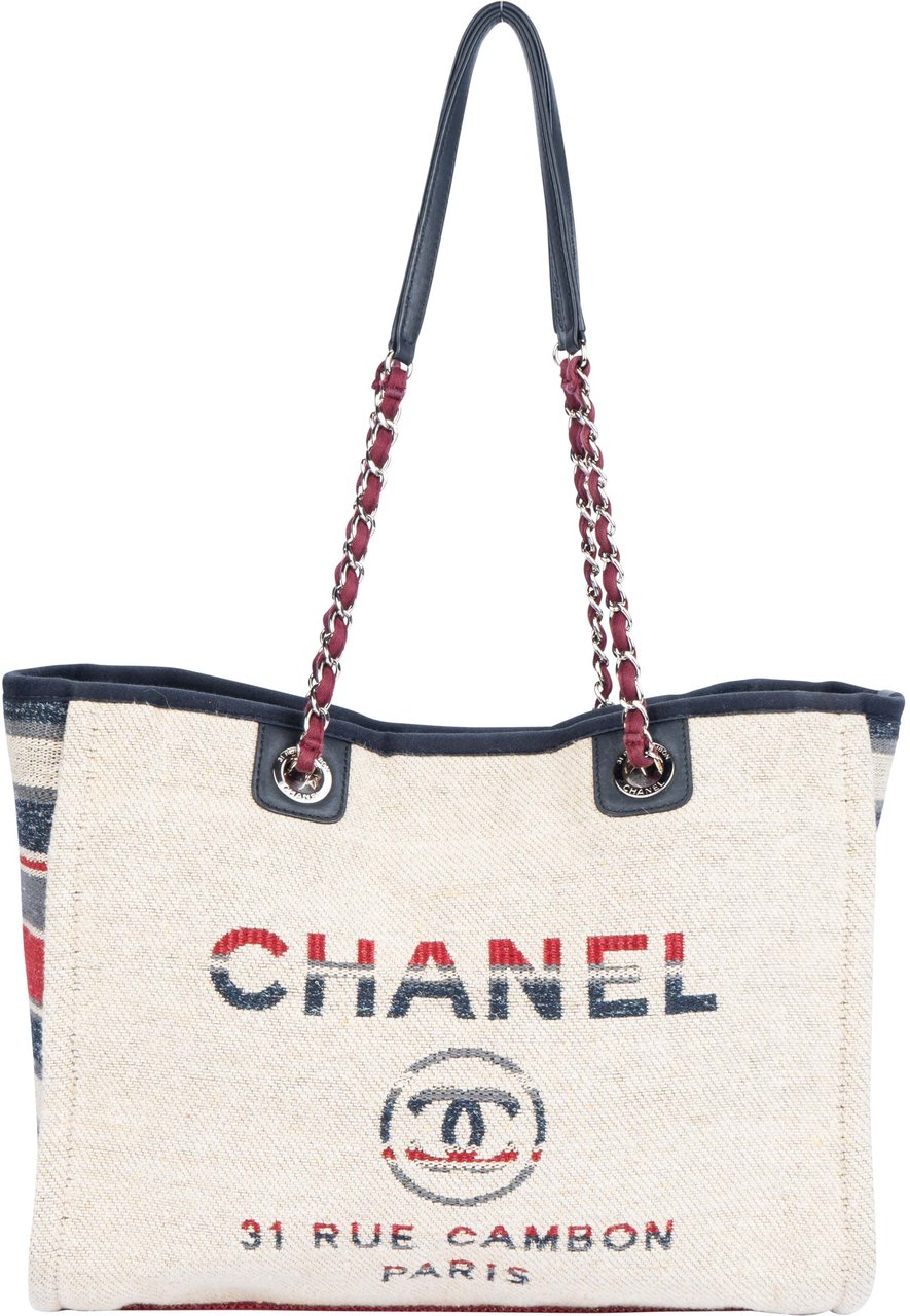 Chanel Chanel Multicolor Tweed Deauville Shoulder Bag Divers
