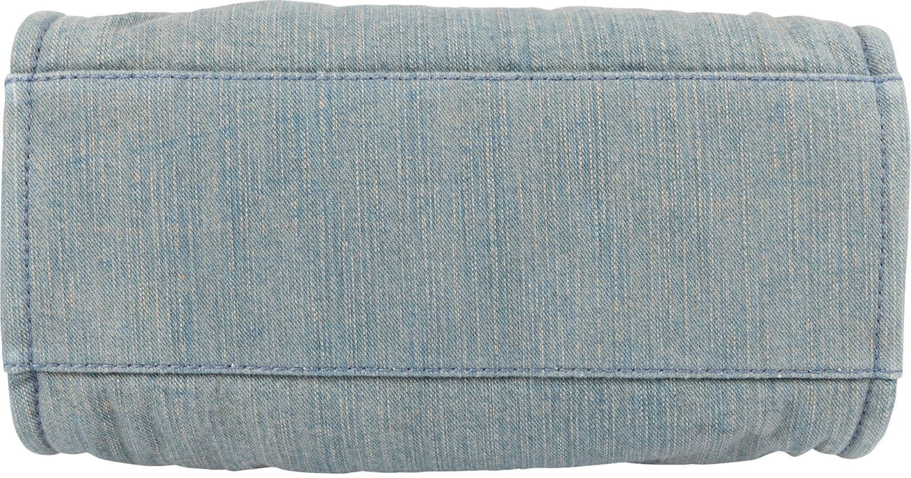 Chanel Denim Deauville Small Tote Shoulder Handbag Lichtblauw