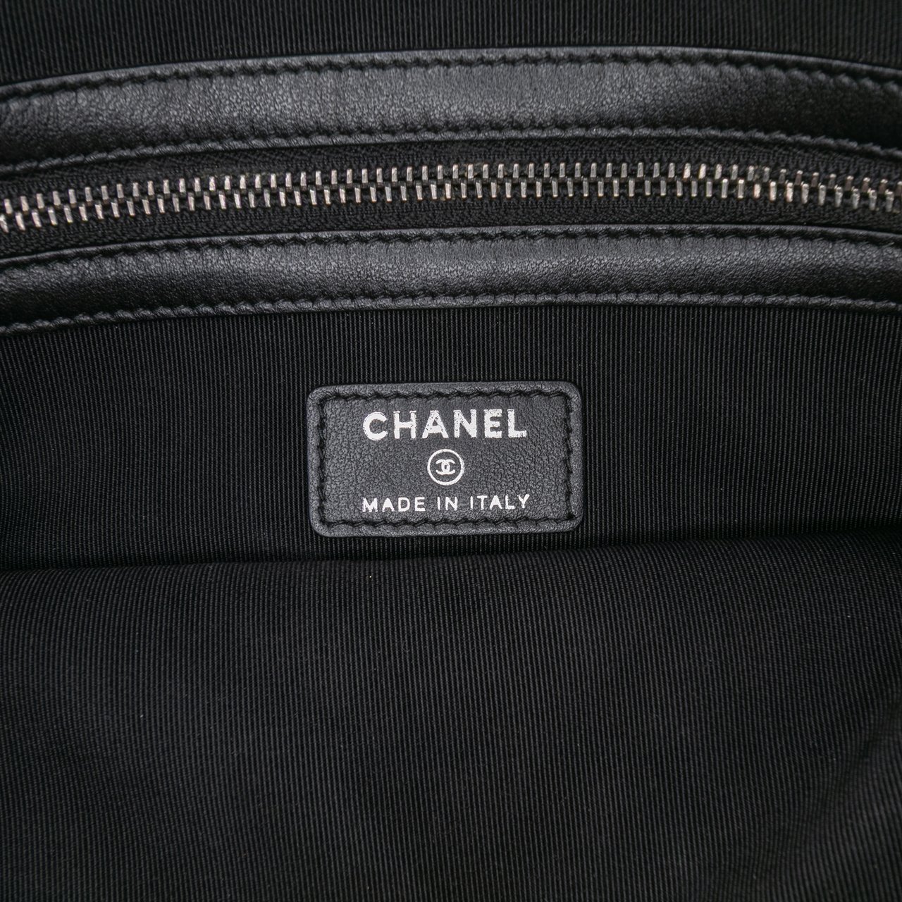 Chanel Medium Tweed and Calfskin Gabrielle O Case Clutch Blauw