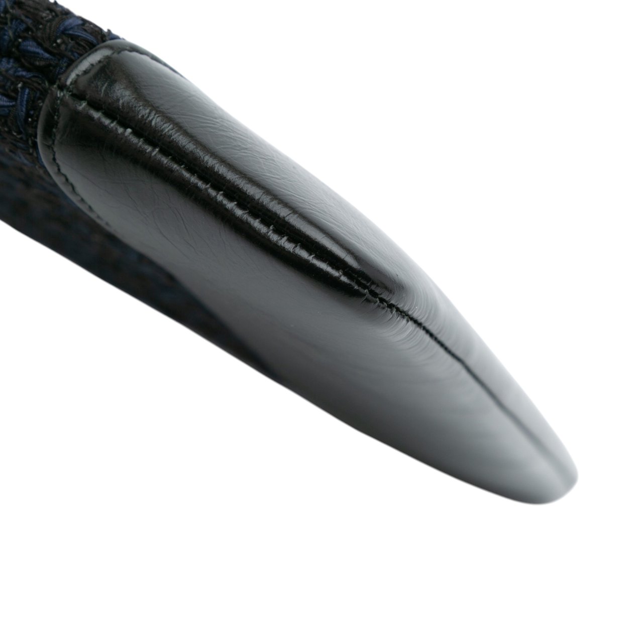 Chanel Medium Tweed and Calfskin Gabrielle O Case Clutch Blauw