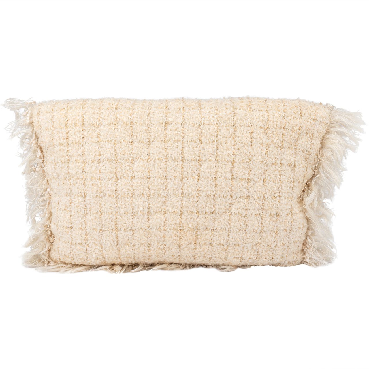 Chanel Chanel Special Cosmopolite Tweed Bag Clutch Beige