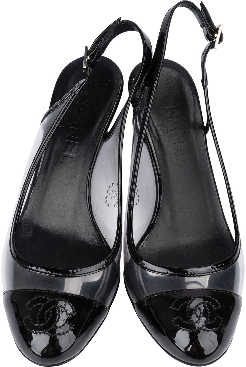 Chanel Chanel Patent Leather Transparent Pumps (34,5) Divers