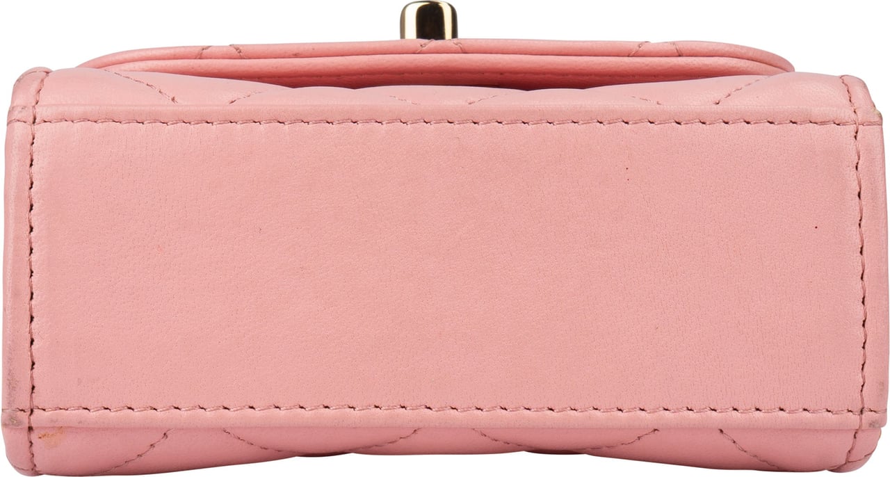 Chanel Chanel Quilted Lambskin Mini Trendy Single Flap Crossbody Bag Roze