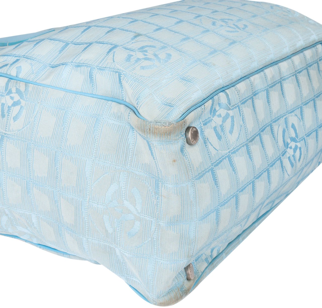 Chanel Chanel Travel Line Monogram Handbag Blauw