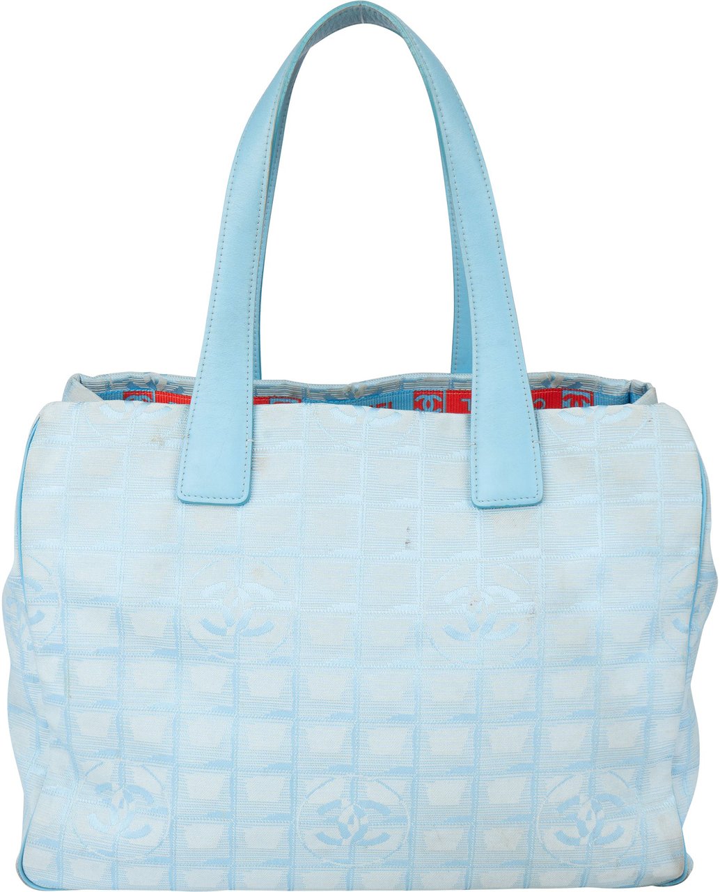 Chanel Chanel Travel Line Monogram Handbag Blauw