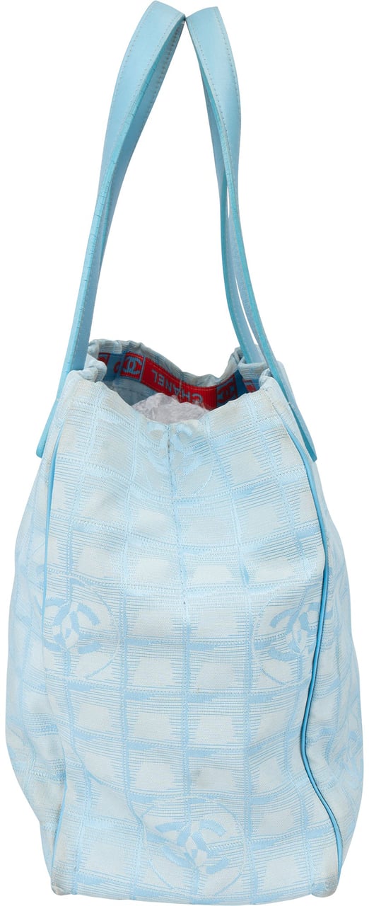 Chanel Chanel Travel Line Monogram Handbag Blauw