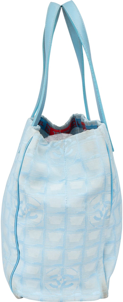 Chanel Chanel Travel Line Monogram Handbag Blauw