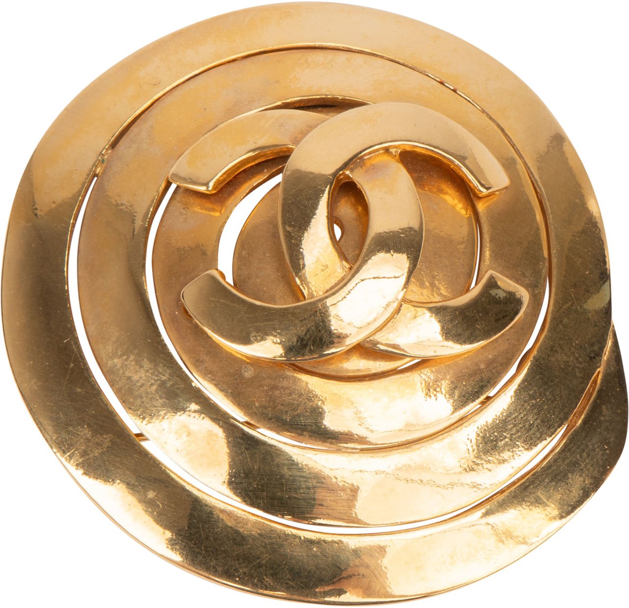 Chanel Chanel Golden CC Helix Brooch Divers