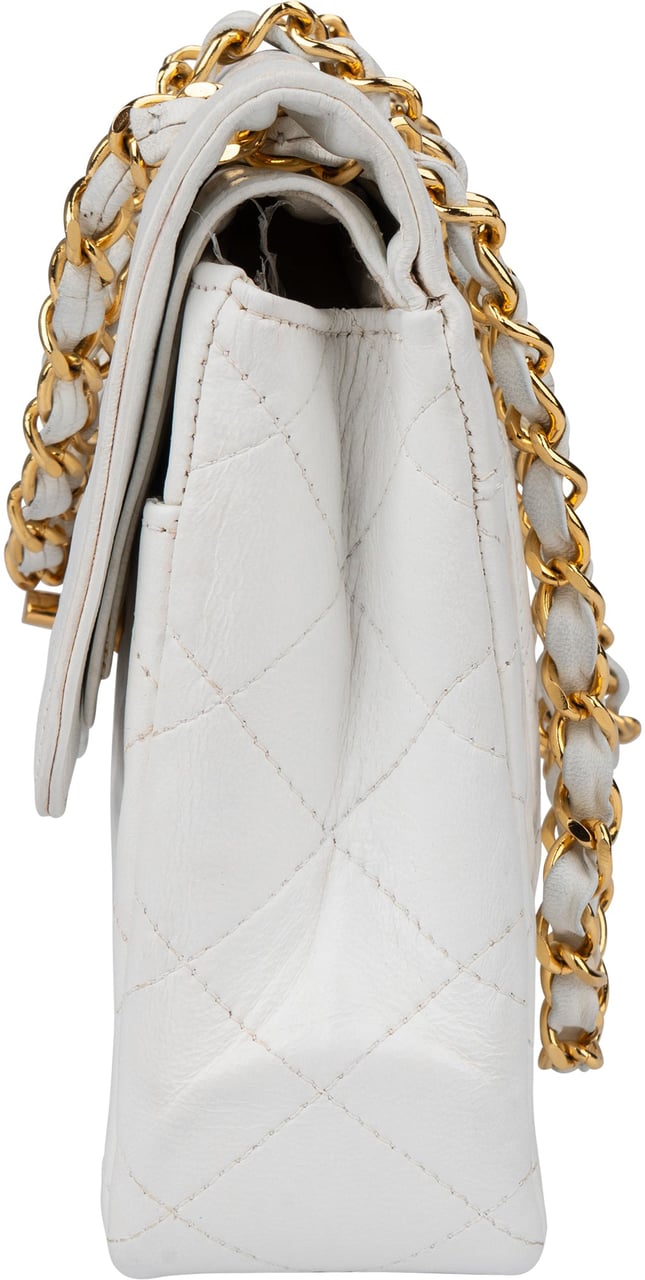 Chanel Chanel Quilted Lambskin Bicolor Double Flap Crossbody Bag Divers
