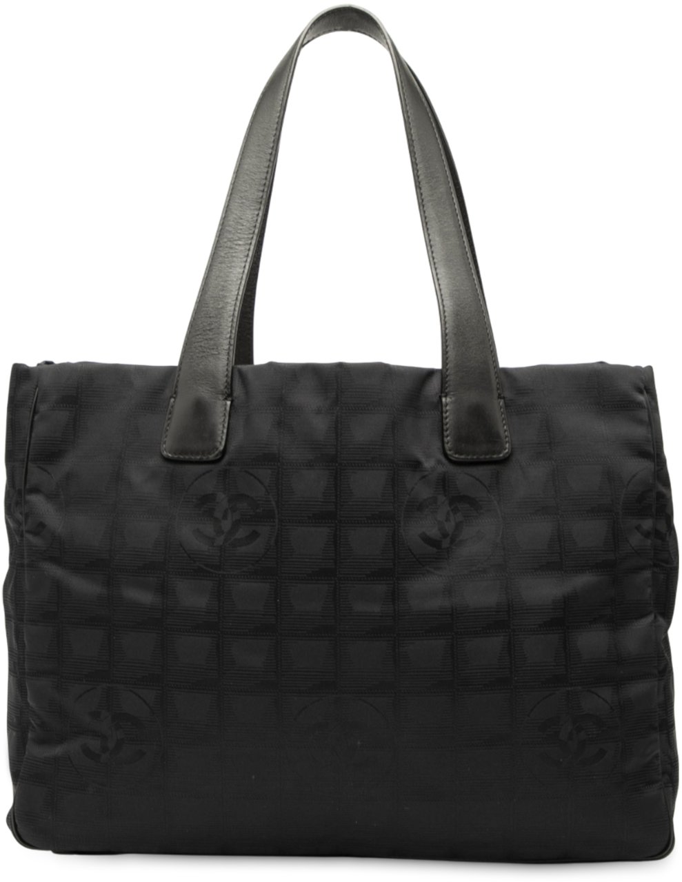 Chanel New Travel Line Nylon Tote Zwart