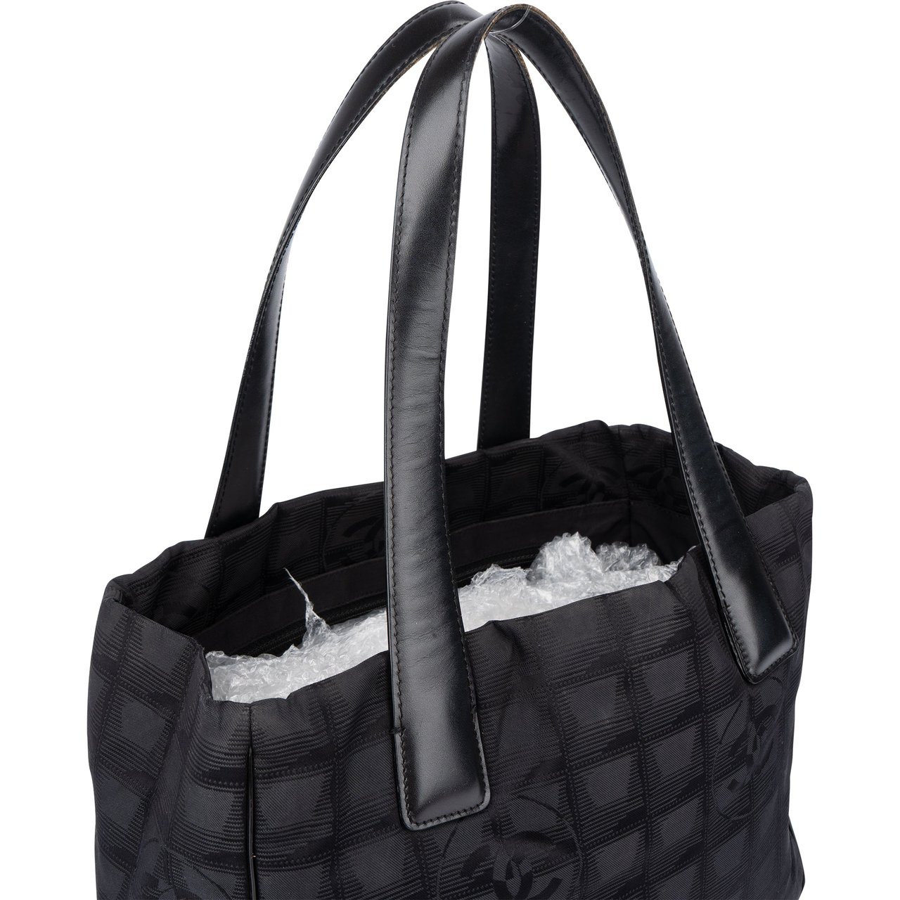 Chanel Chanel Travel Line Monogram Handbag Zwart