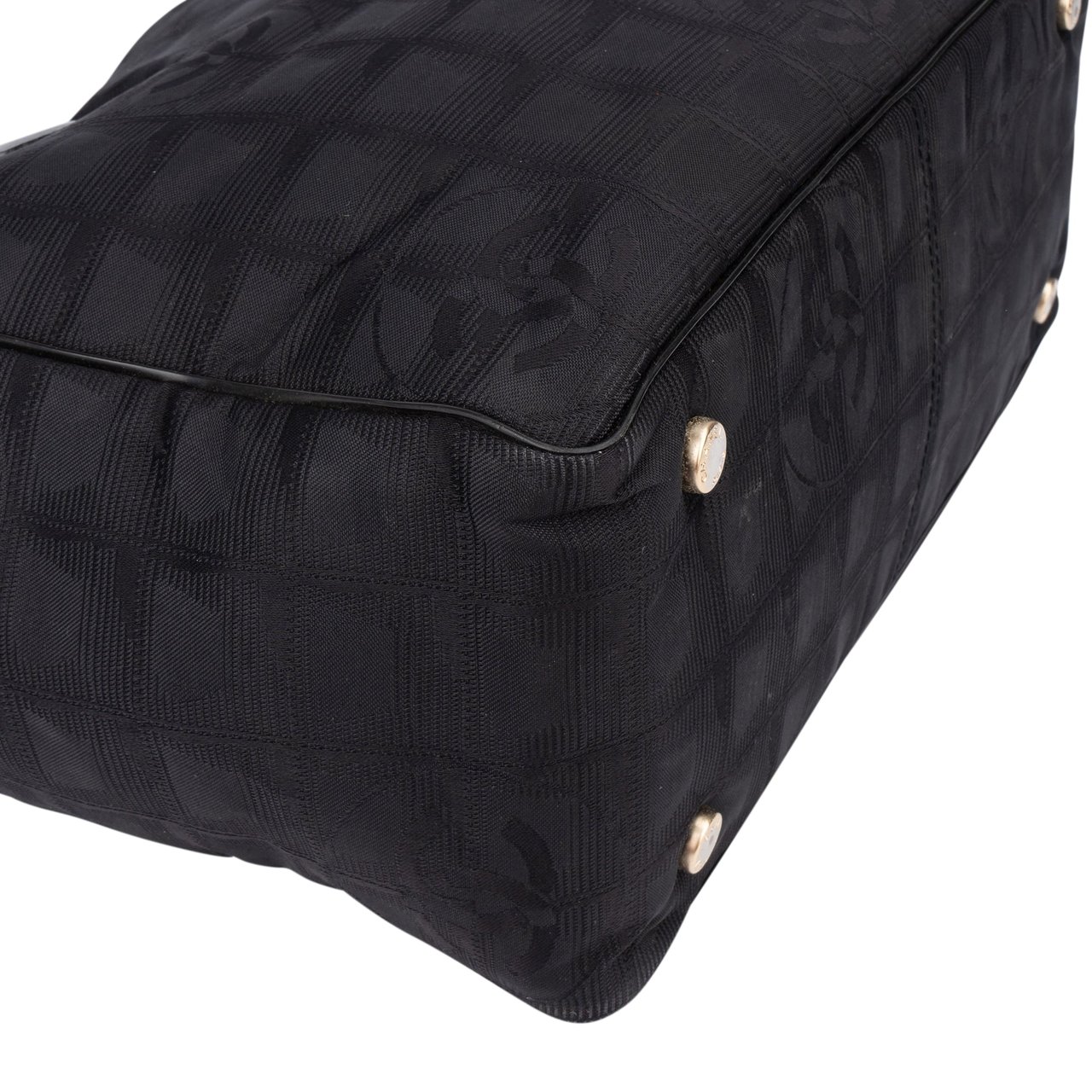 Chanel Chanel Travel Line Monogram Handbag Zwart