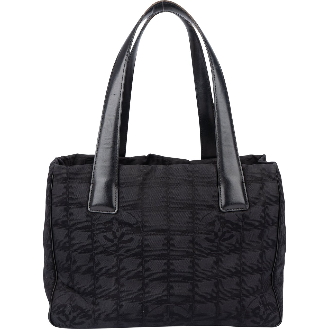 Chanel Chanel Travel Line Monogram Handbag Zwart