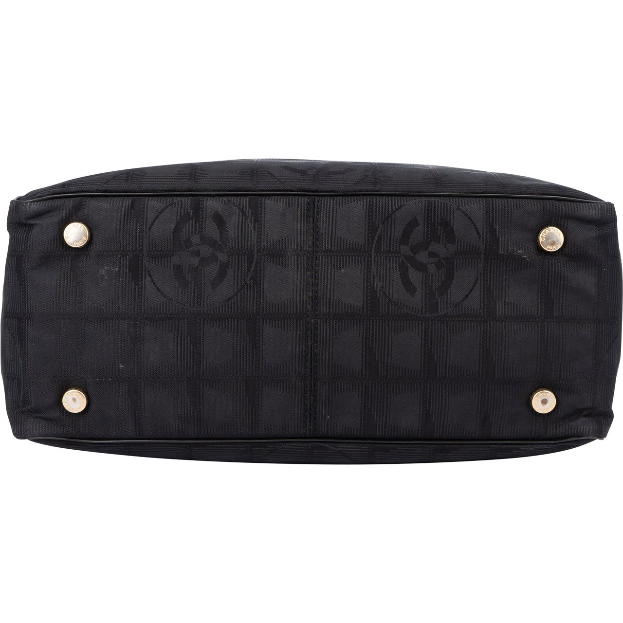 Chanel Chanel Travel Line Monogram Handbag Zwart