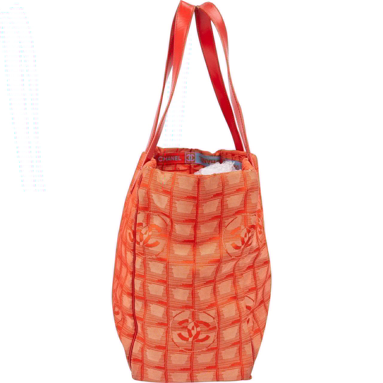 Chanel Chanel Travel Line Monogram Handbag Rood