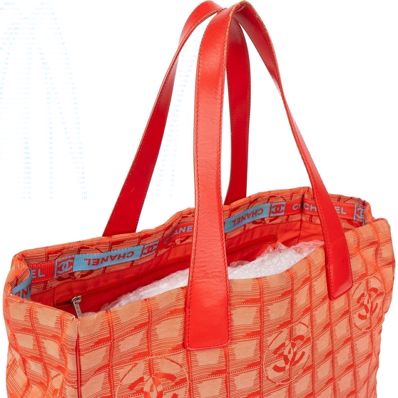 Chanel Chanel Travel Line Monogram Handbag Rood