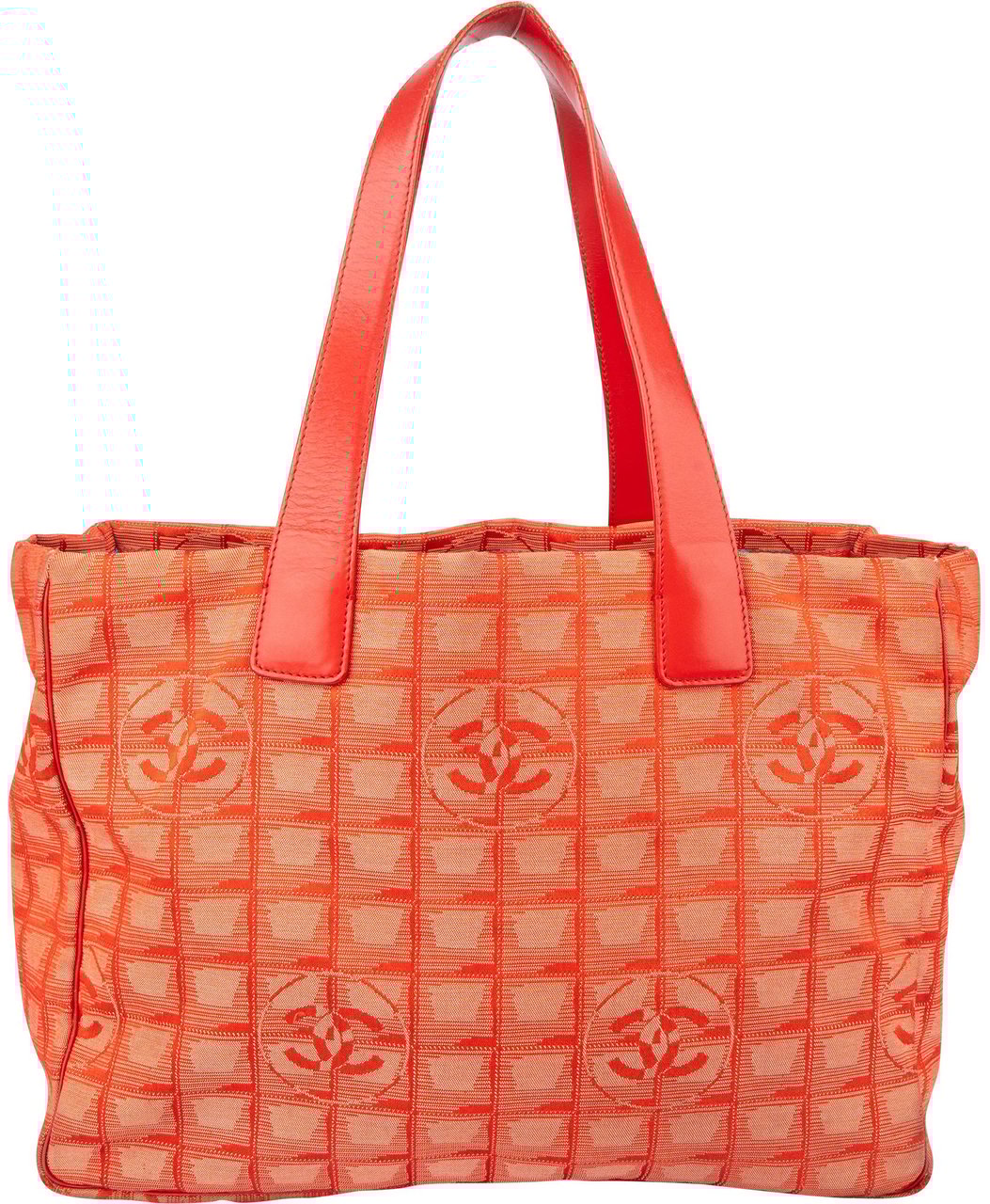 Chanel Chanel Travel Line Monogram Handbag Rood