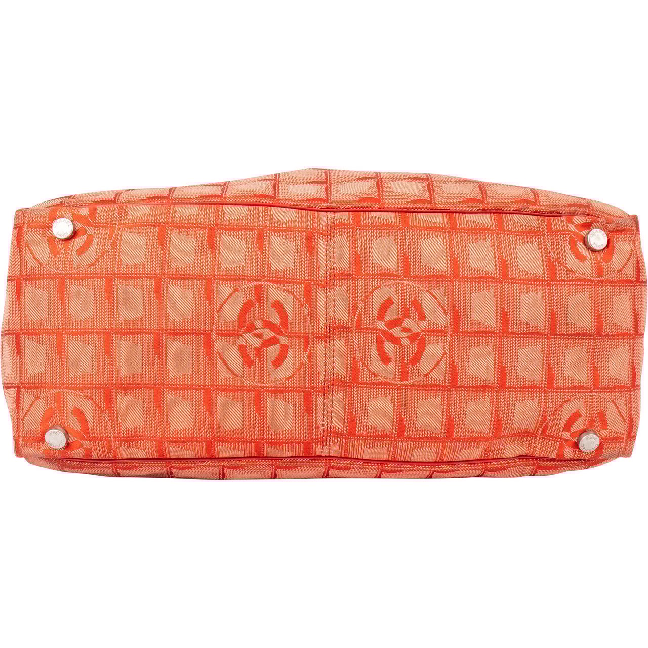 Chanel Chanel Travel Line Monogram Handbag Rood