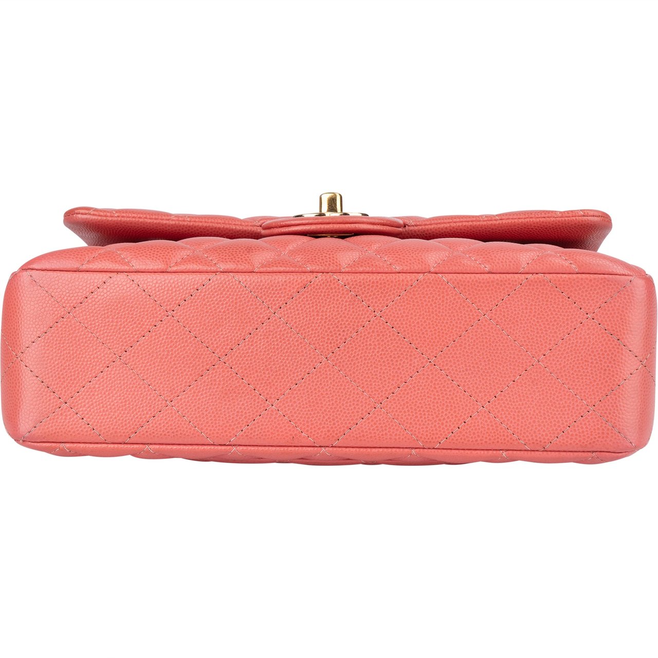 Chanel Chanel Quilted Caviar Leather Small Double Flap Crossbody Bag Roze
