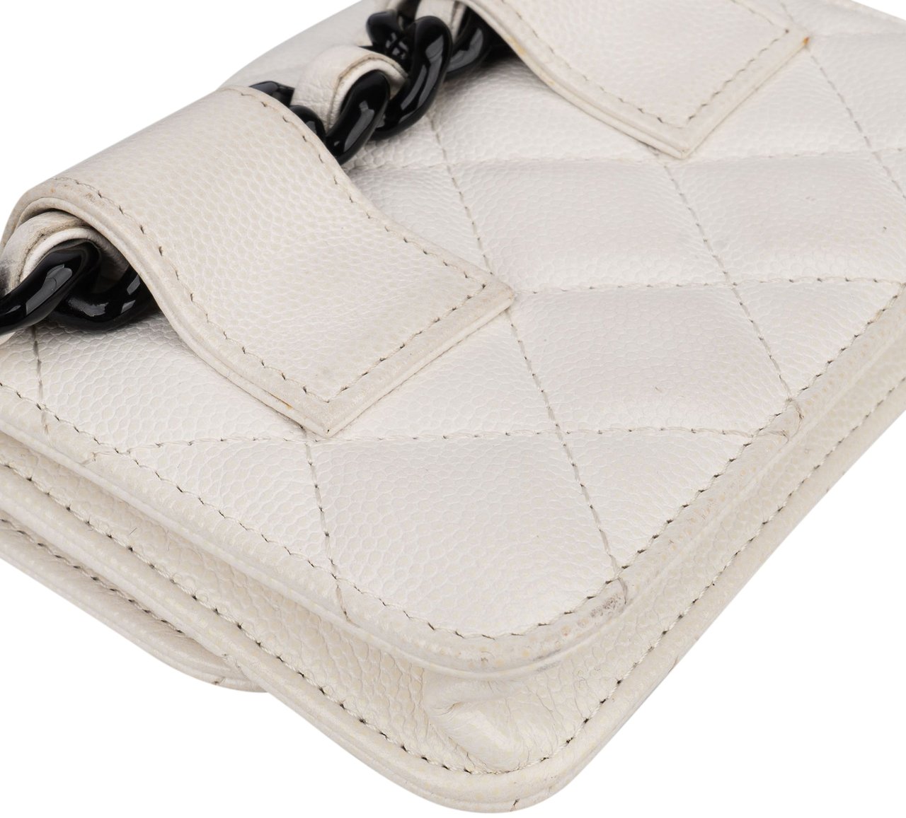 Chanel Chanel Quilted Caviar Leather Single Flap Belt Bag Divers