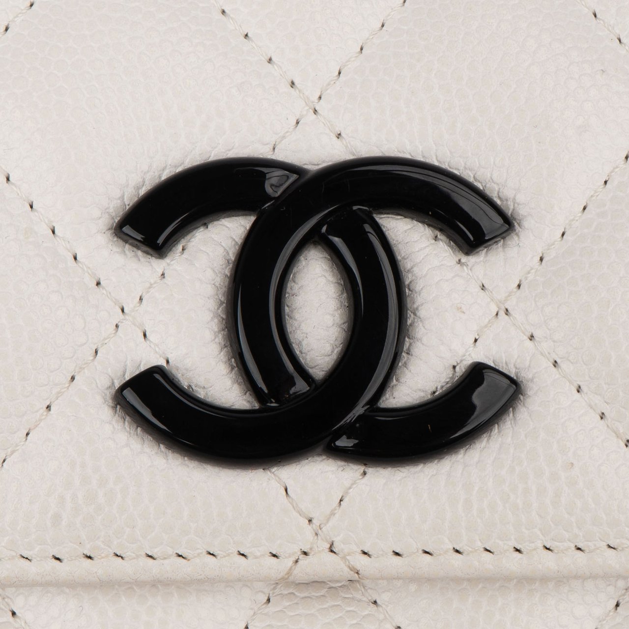Chanel Chanel Quilted Caviar Leather Single Flap Belt Bag Divers