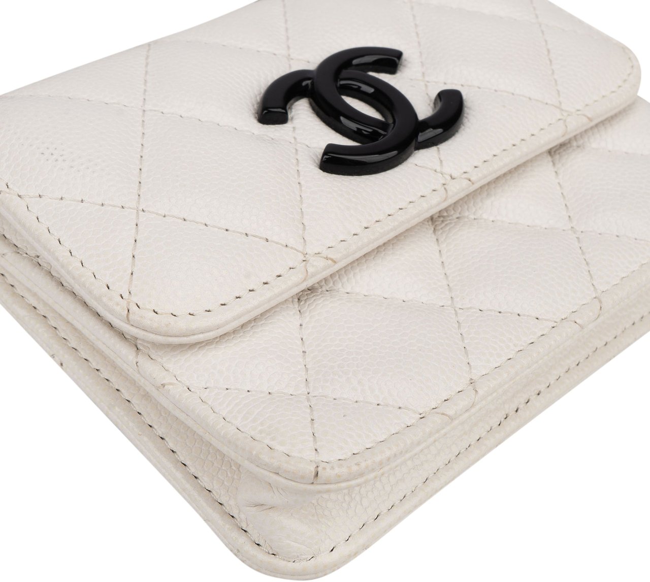 Chanel Chanel Quilted Caviar Leather Single Flap Belt Bag Divers