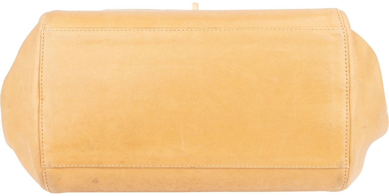 Chanel Chanel Quilted Lambskin 2.55 Single Flap Crossbody Bag Beige