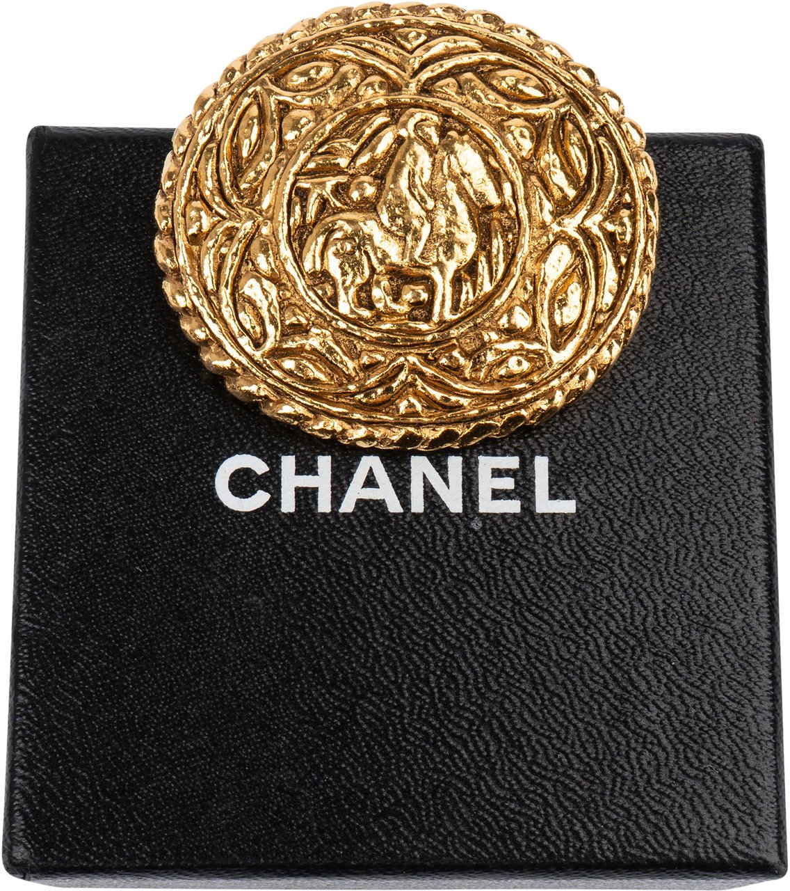 Chanel Chanel Golden Horse Brooch Divers