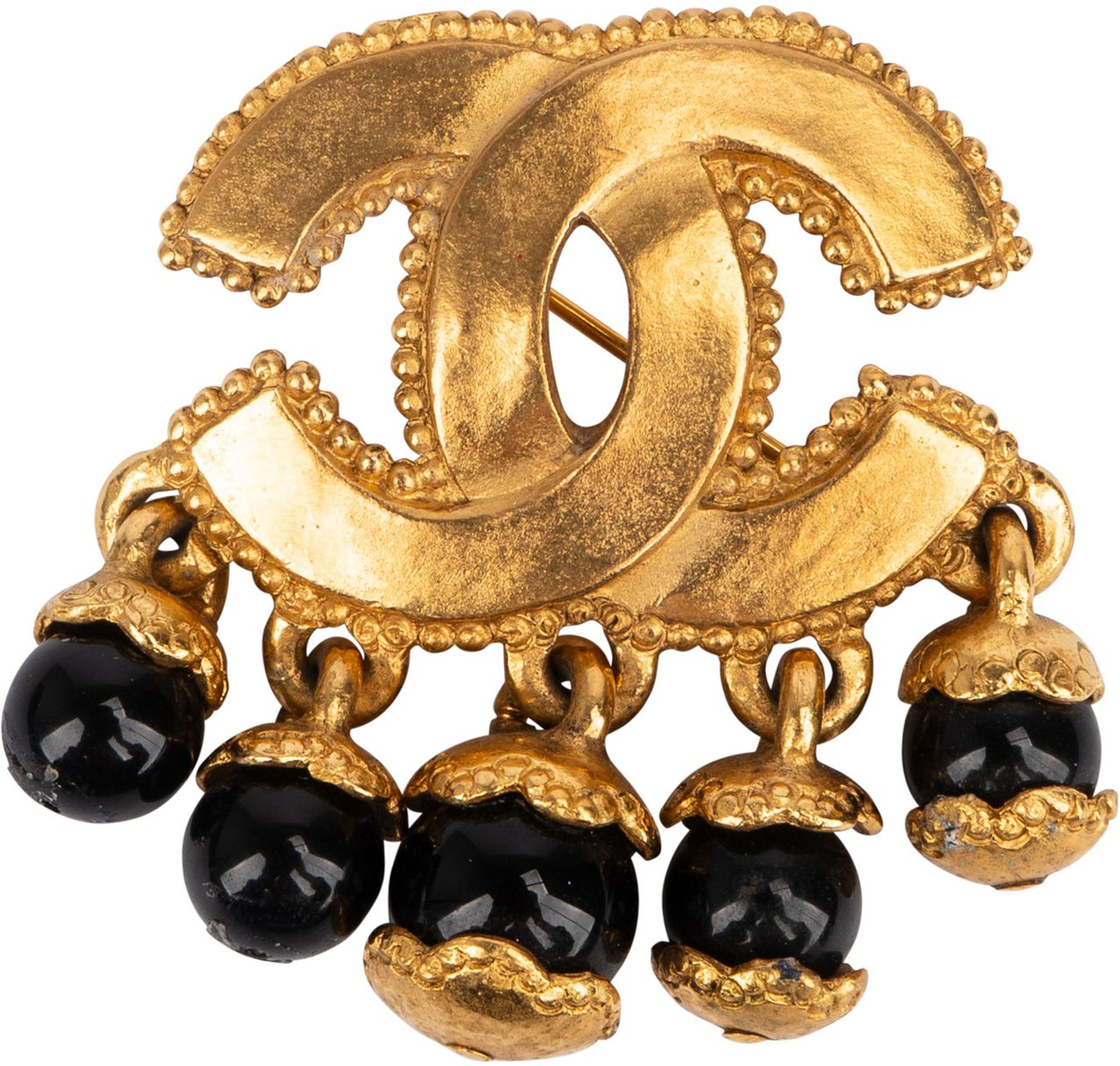 Chanel Chanel Golden Balls CC Brooch Divers