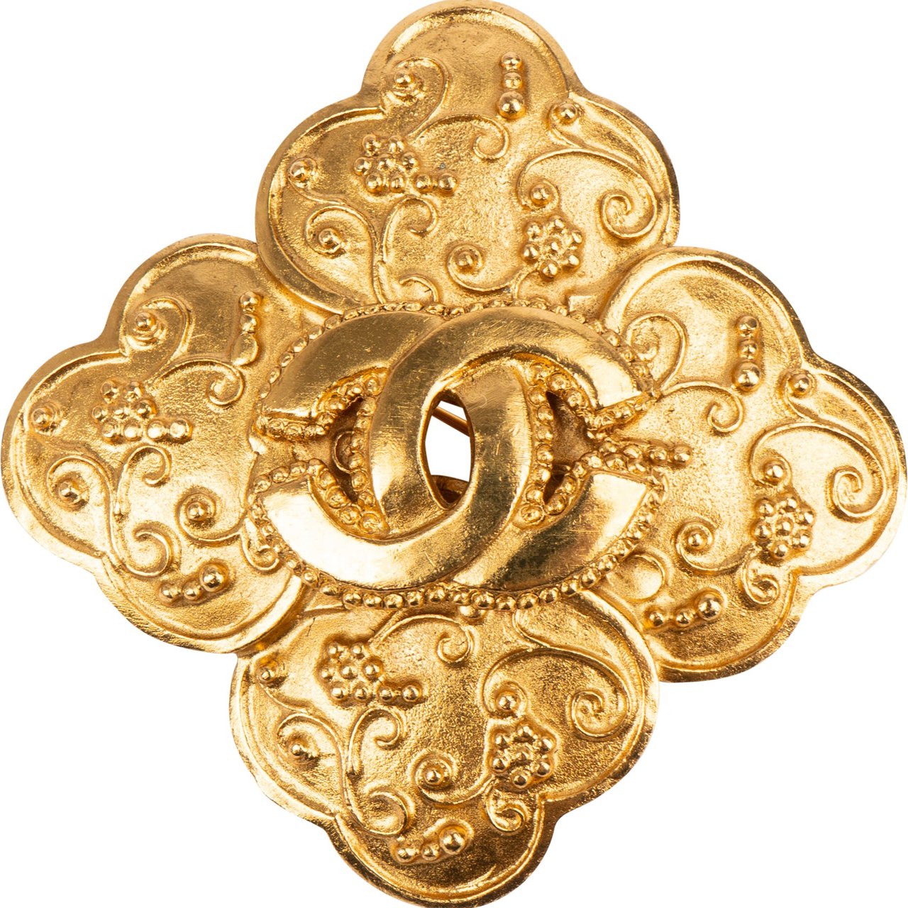 Chanel Chanel Golden Ramble CC Brooch Divers