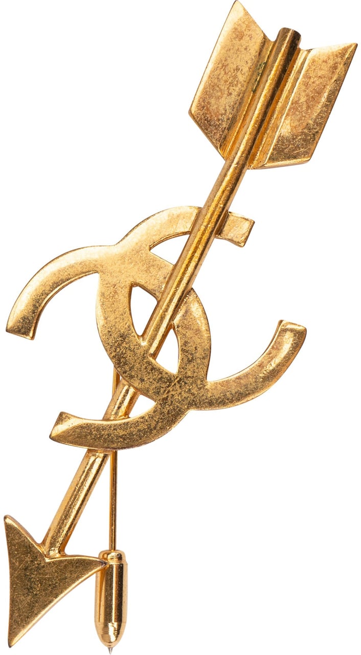 Chanel Chanel Golden Arrow Pin Brooch Divers